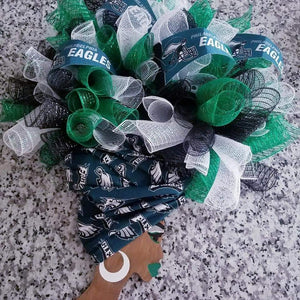 Eagles Afro aDOORable Swag Wreath