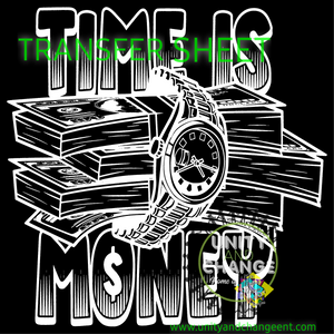 Time Is Money Transfer Sheet