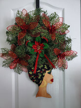 Load image into Gallery viewer, Poinsettia aDOORable Swag Wreath
