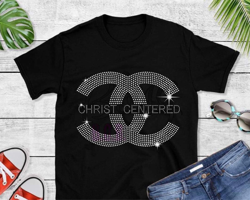 Christ Centered Rhinestone Shirt