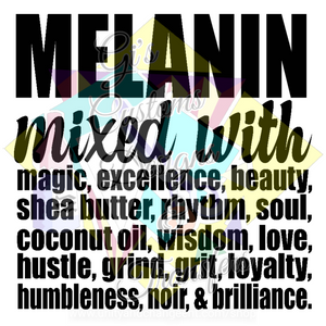 Melanin Mix BLACK Transfer Sheet