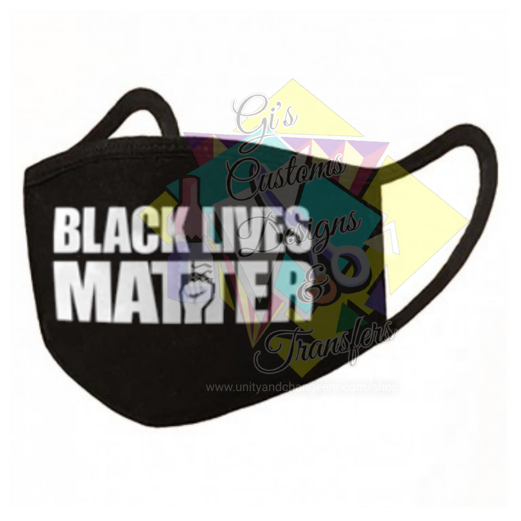 Black Lives Matter Fist Face Mask