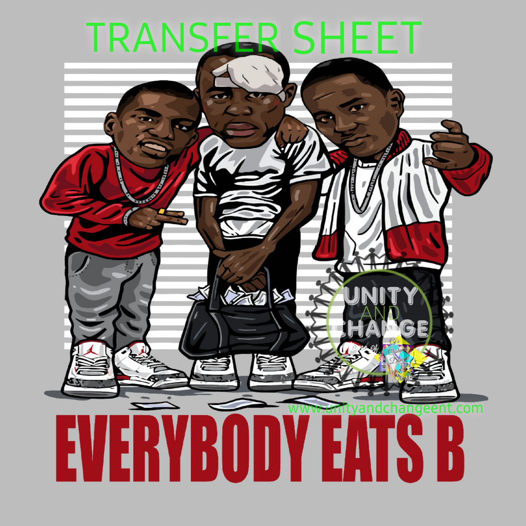Everybody Eats B Transfer Sheet