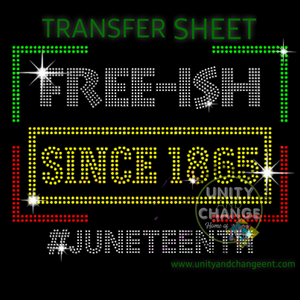 Free-Ish Rhinestone Transfer Sheet